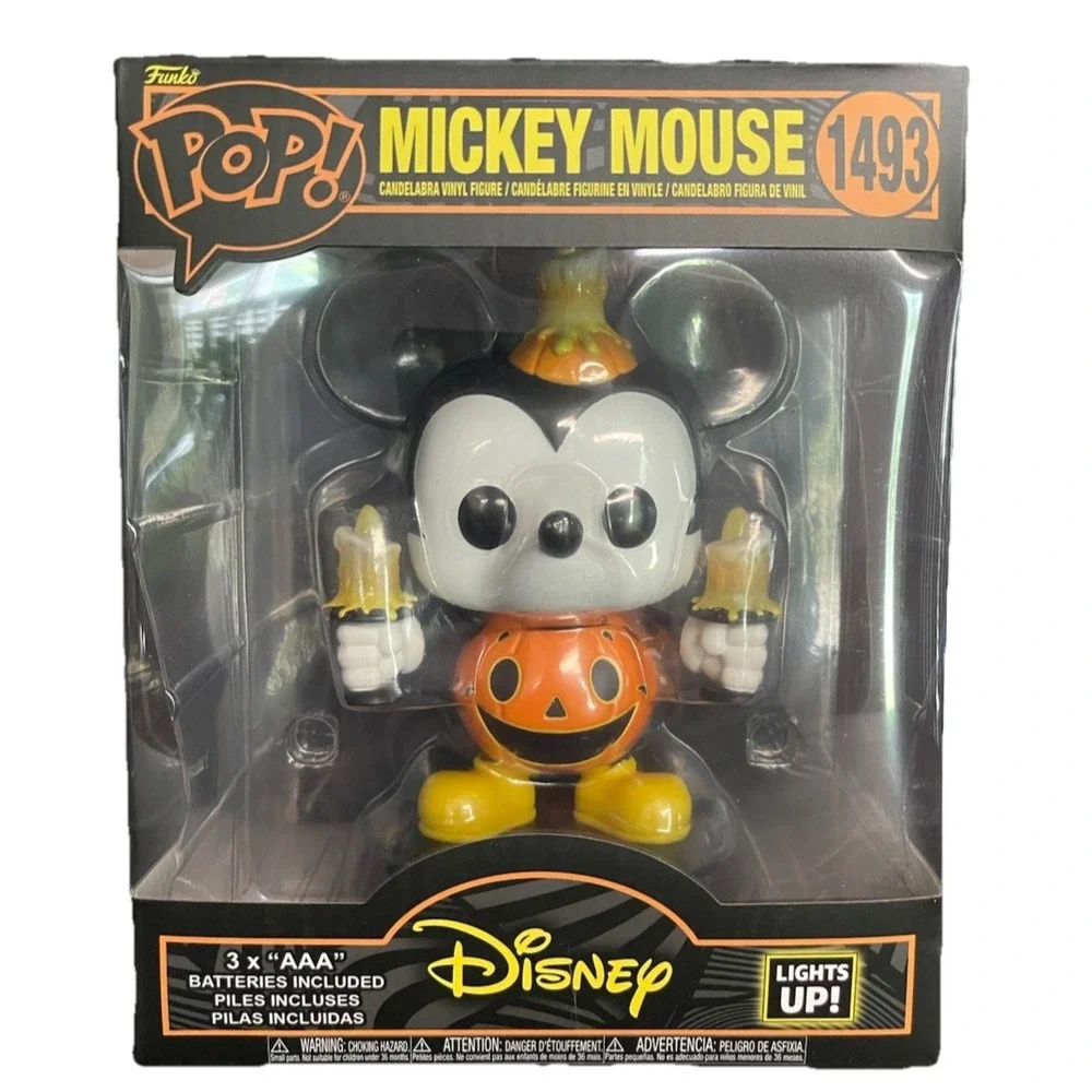 Funko Pop!‎ #1493 Mickey Mouse-Disney-Halloween-Lights Up [NRFP]